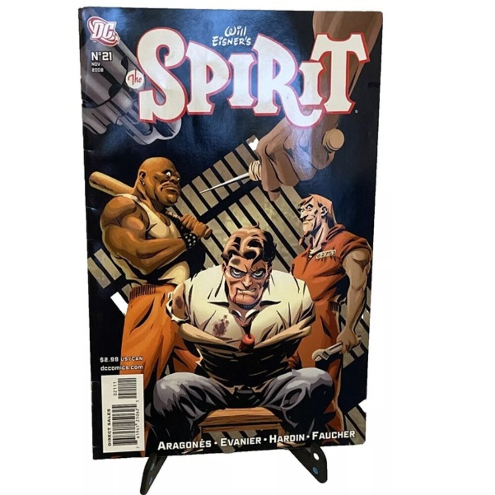 Spirit Vol 1 #21 Nor Prison Walls Paul Smith Cover DC Comics 2008 Sergio Aragoné